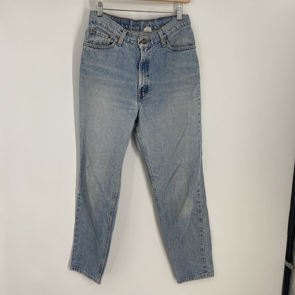 Levi’s Denim Jeans Women’s Size 28x28 Light Wash VTG Western Casual Utility 617